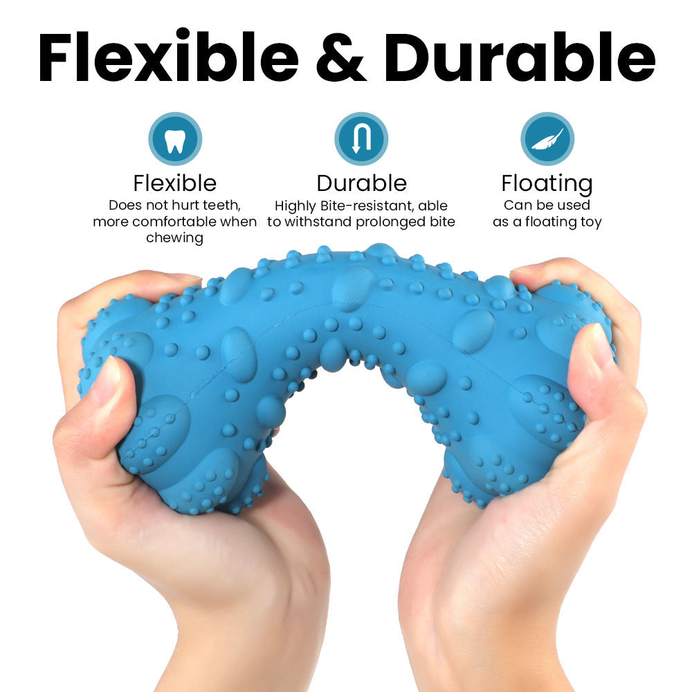 Rubber Dental Teeth Cleaning Dog Chew Toy