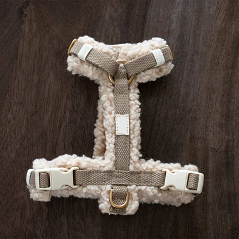 Adjustable Luxury Teddy Velvet Dog Harness