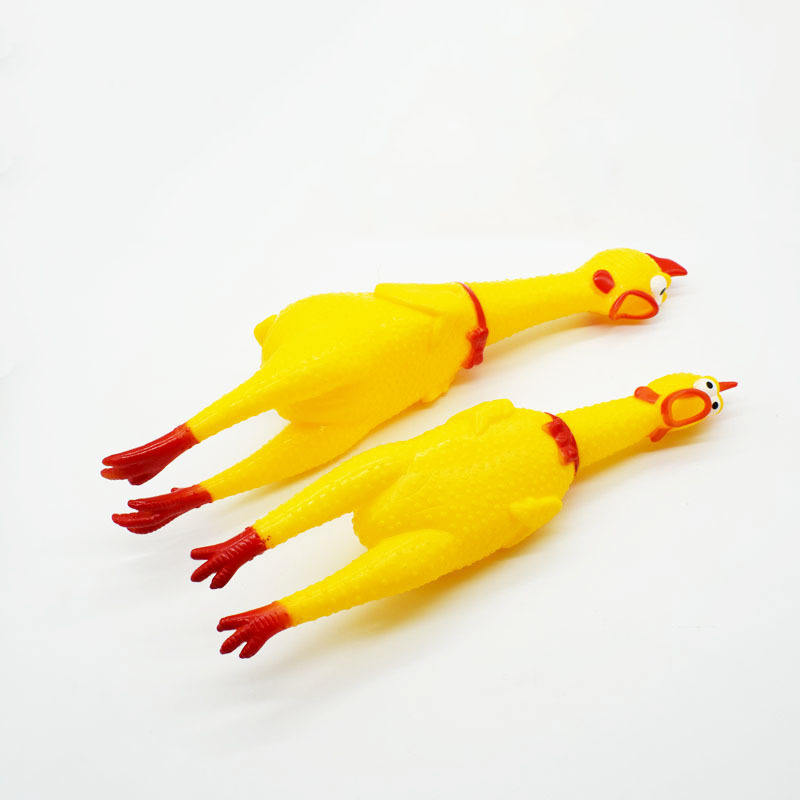 Vinyl Screaming Chicken Pet Biting Toy