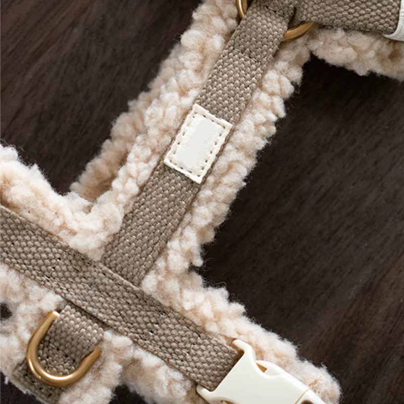 Adjustable Luxury Teddy Velvet Dog Harness
