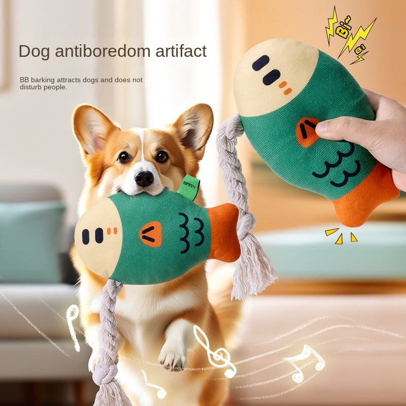 Dog Toy with Squeaky Feature