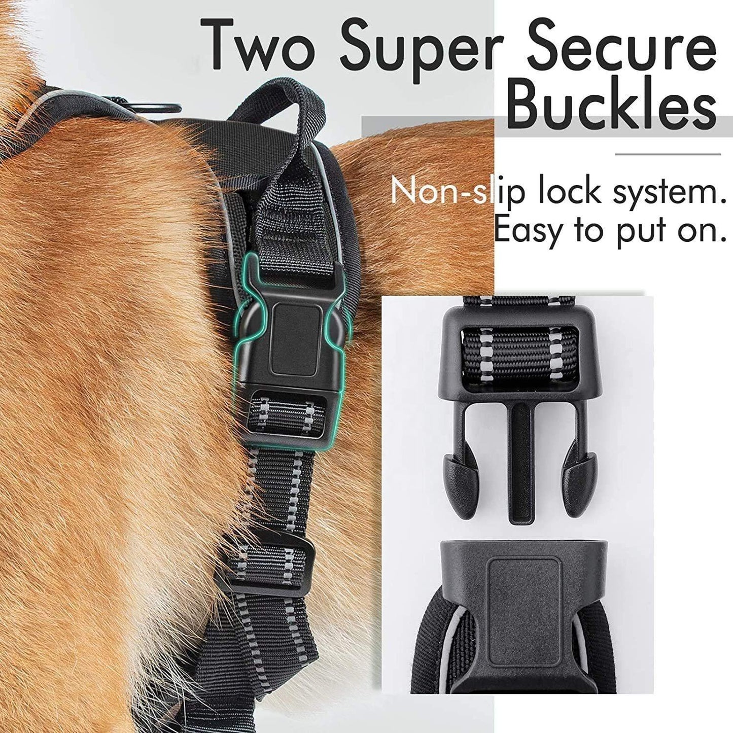 Adjustable pet harnesses for secure and comfortable walks
