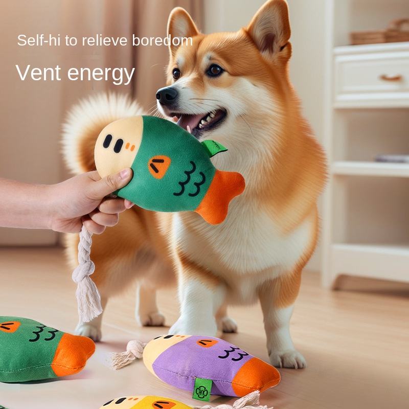 Dog Toy with Squeaky Feature