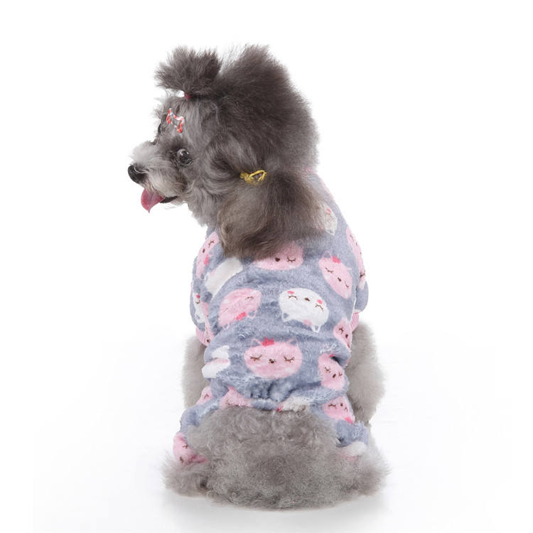 Cozy Fluffy Winter Dog Pajamas