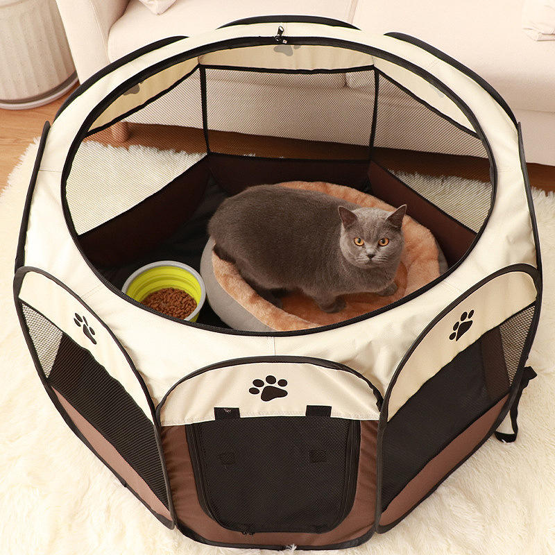 Luxury Pet Octagonal Cage Tent: