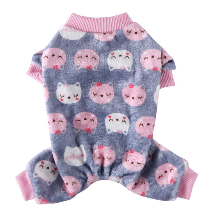 Cozy Fluffy Winter Dog Pajamas